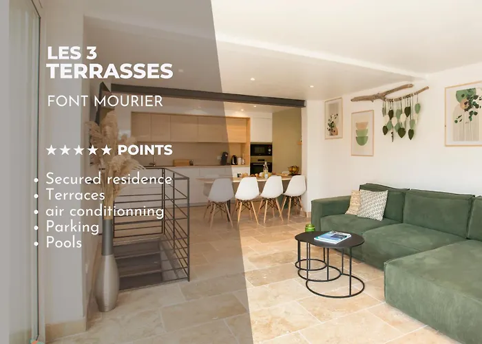 Les 3 Terrasses, Maison Renovee - Piscines - Tennis